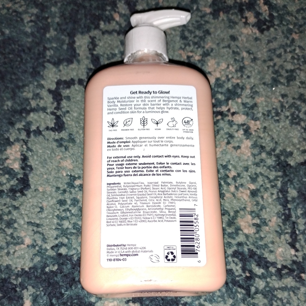 Hempz Glow Getter Herbal Body Moisturizer - Picture 9 of 9